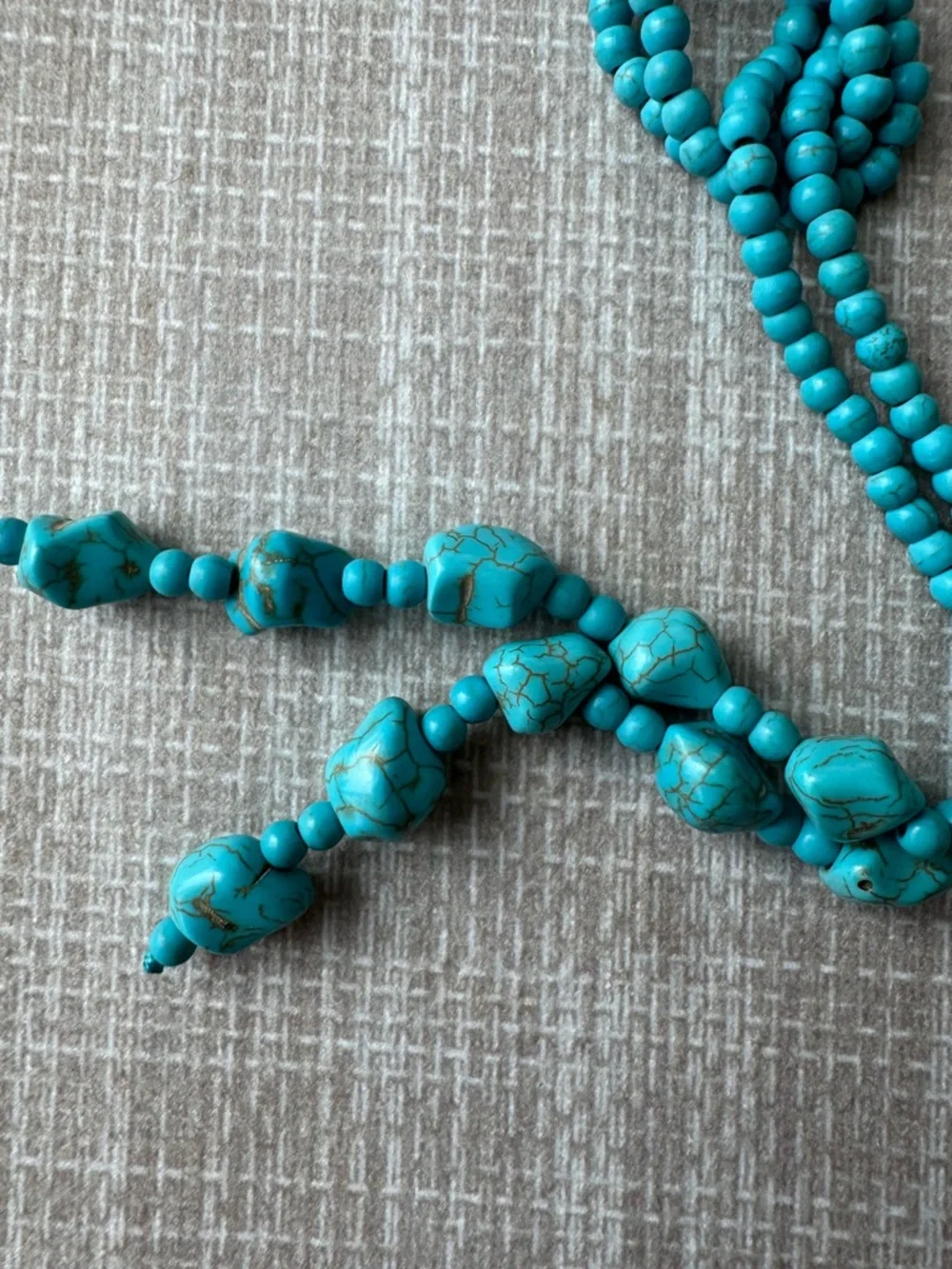 NWOT Polo Ralph Lauren Turquoise Wrap Necklace